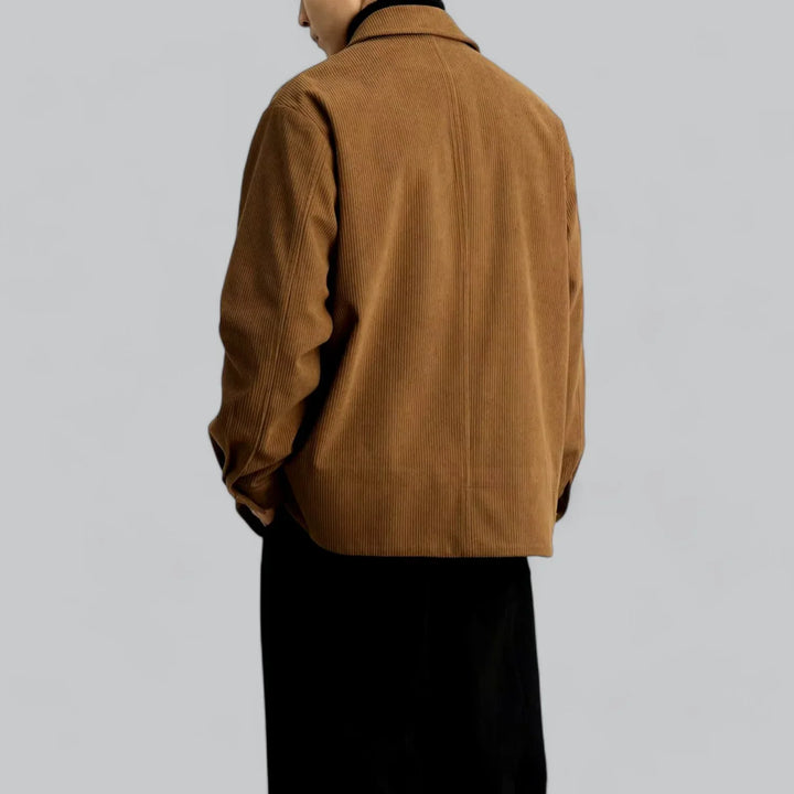 Eldric Ribgebreide Winterjas – Warme Herenjas met Tijdloze Klasse