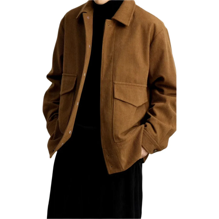 Eldric Ribgebreide Winterjas – Warme Herenjas met Tijdloze Klasse