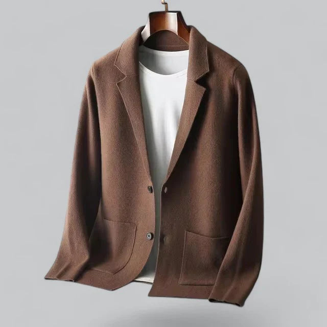 Guthrie Jasje – Luxe Cashmere Herenjasje met Merino Wol Kraag