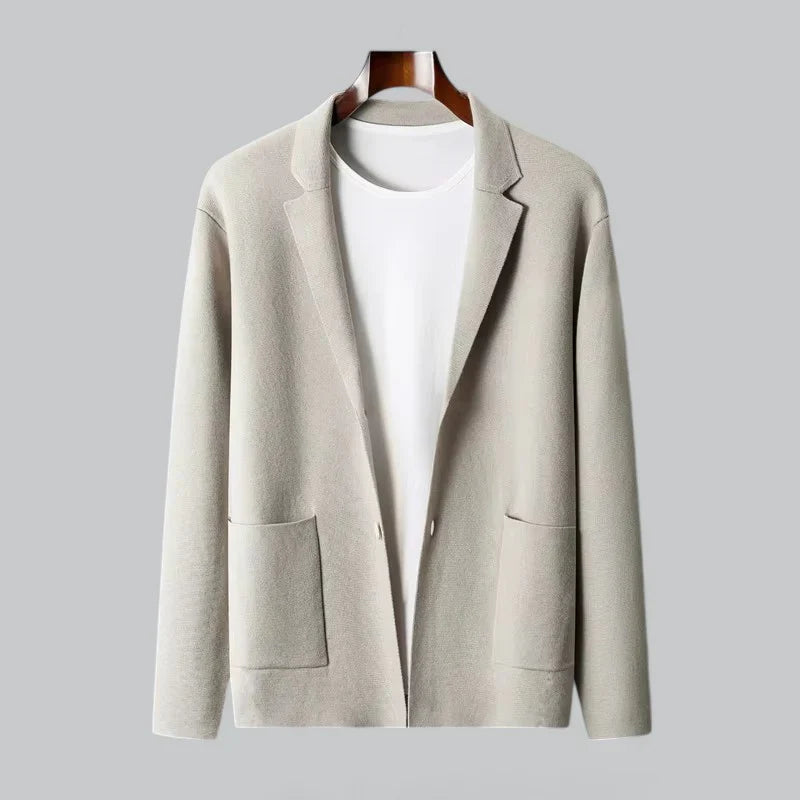 Guthrie Jasje – Luxe Cashmere Herenjasje met Merino Wol Kraag