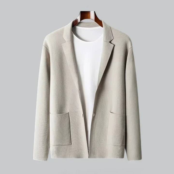 Guthrie Jasje – Luxe Cashmere Herenjasje met Merino Wol Kraag