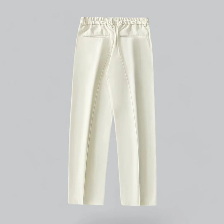 Damián Herenbroek – Rechte Pasvorm met Brede Pijpen voor Verfijnde Stijl