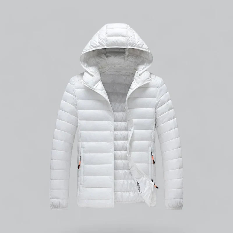 Corvin Herenjas – Lichte Wind- en Waterafstotende Jas met Afneembare Capuchon