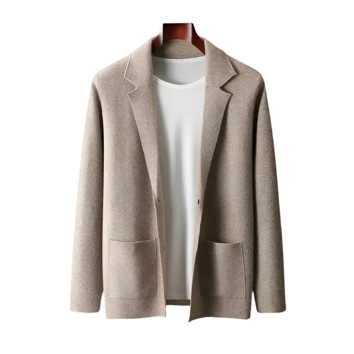 Guthrie Jasje – Luxe Cashmere Herenjasje met Merino Wol Kraag