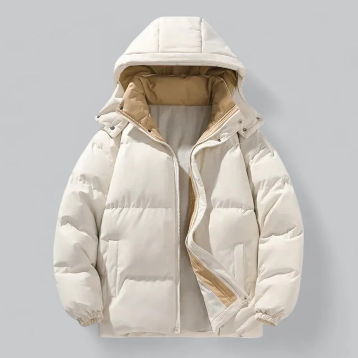 Eryndor Heren Winter Parka – Wind- en Waterdichte Jas met Afneembare Capuchon