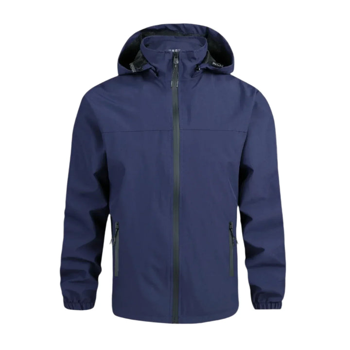 Orvyn Heren Waterproof Windbreaker – Lichtgewicht Wind- en Regenjas met Afneembare Capuchon