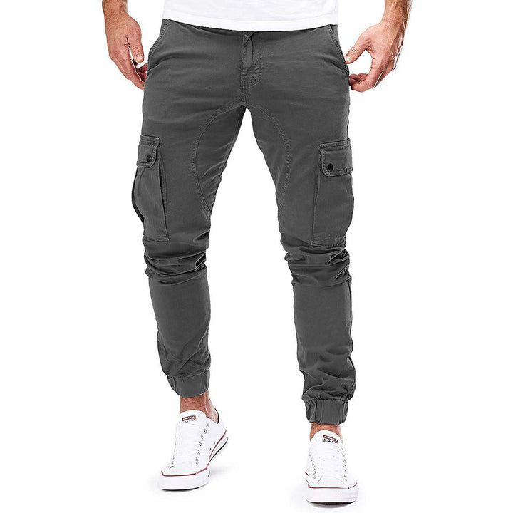 Dexon Heren Cargo Broek – Slim Fit Jogger met Zakdetails en Elastische Boorden