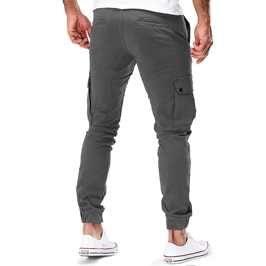 Dexon Heren Cargo Broek – Slim Fit Jogger met Zakdetails en Elastische Boorden