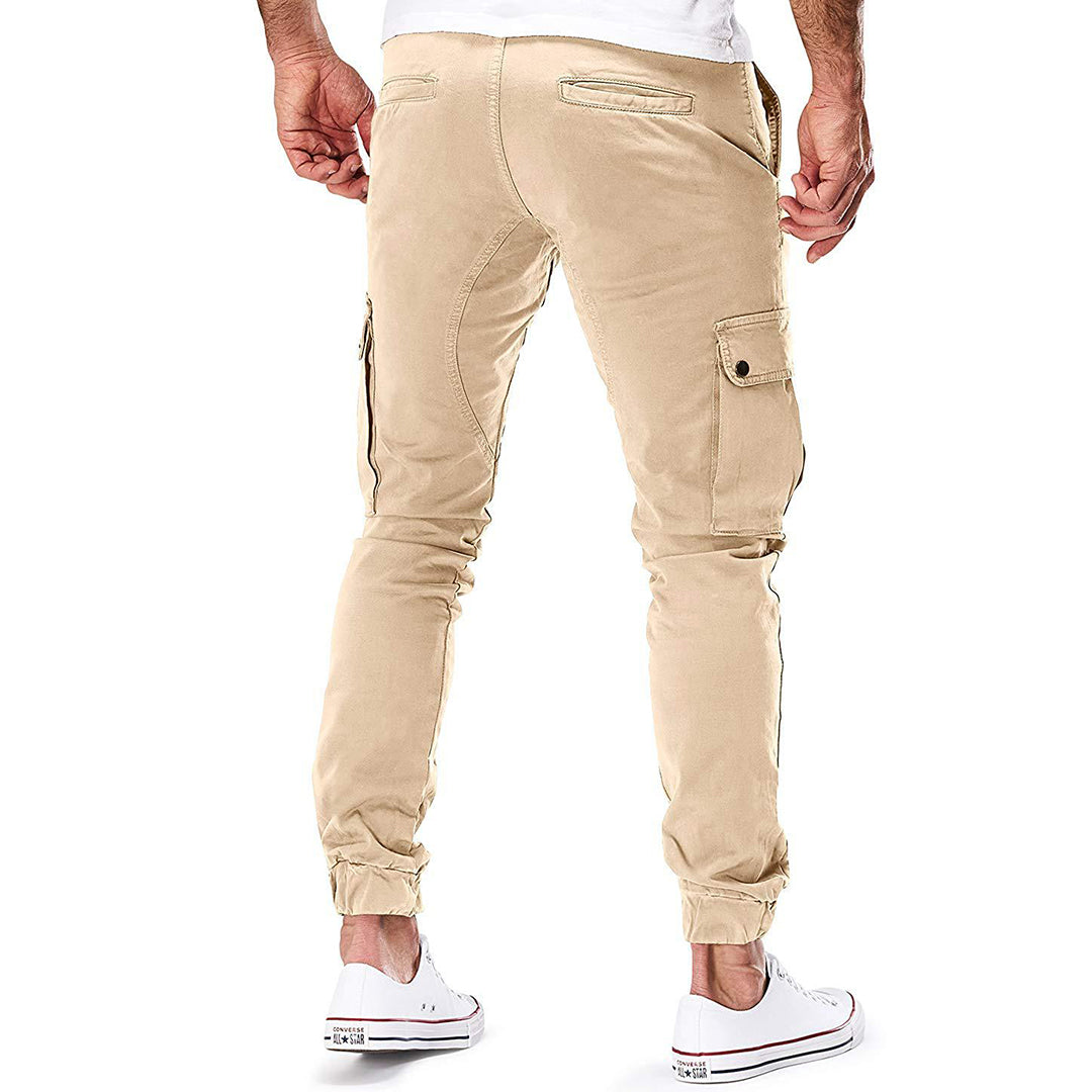 Dexon Heren Cargo Broek – Slim Fit Jogger met Zakdetails en Elastische Boorden