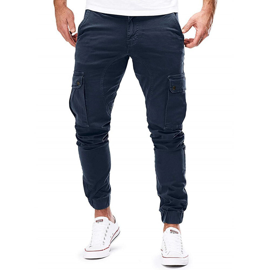 Dexon Heren Cargo Broek – Slim Fit Jogger met Zakdetails en Elastische Boorden