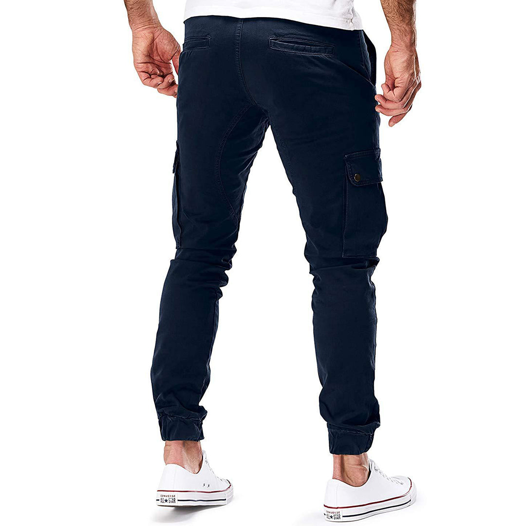 Dexon Heren Cargo Broek – Slim Fit Jogger met Zakdetails en Elastische Boorden