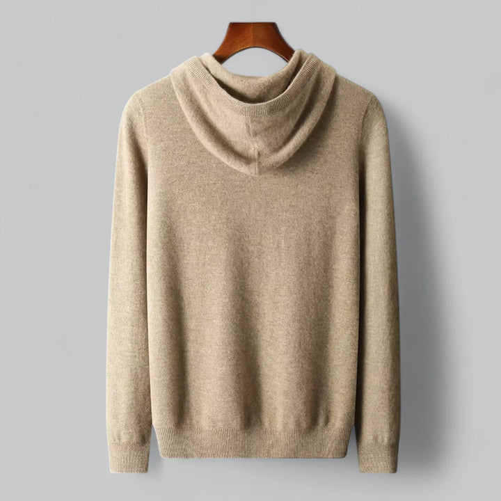 Shandon - Comfortabele Heren Hoodie van Zachte Wol met Minimalistisch Design