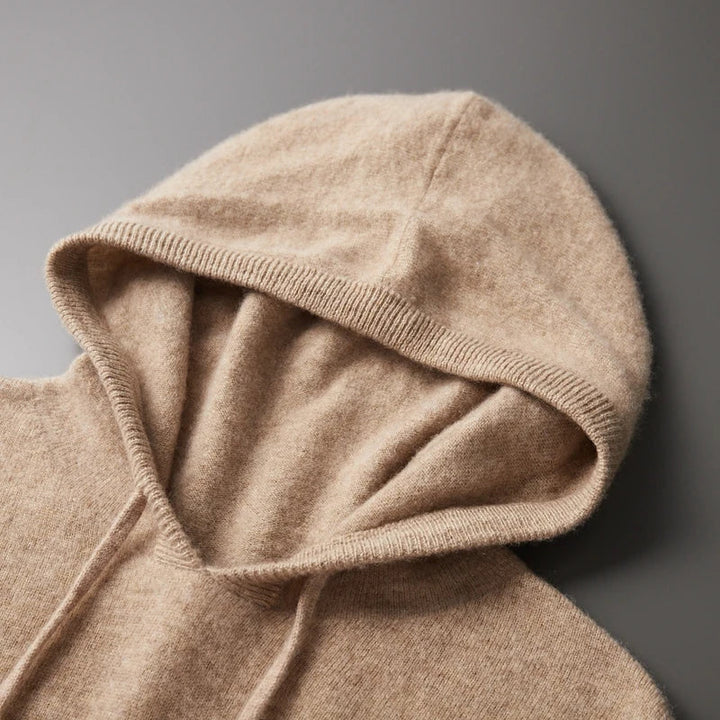 Shandon - Comfortabele Heren Hoodie van Zachte Wol met Minimalistisch Design