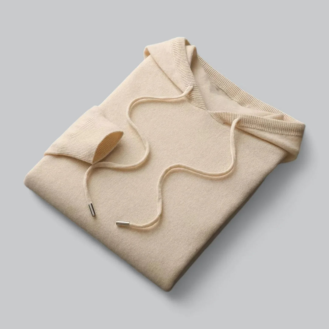 Shandon - Comfortabele Heren Hoodie van Zachte Wol met Minimalistisch Design