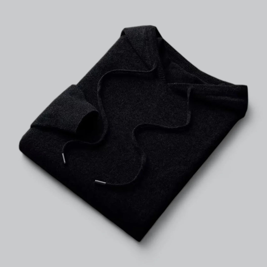 Shandon - Comfortabele Heren Hoodie van Zachte Wol met Minimalistisch Design