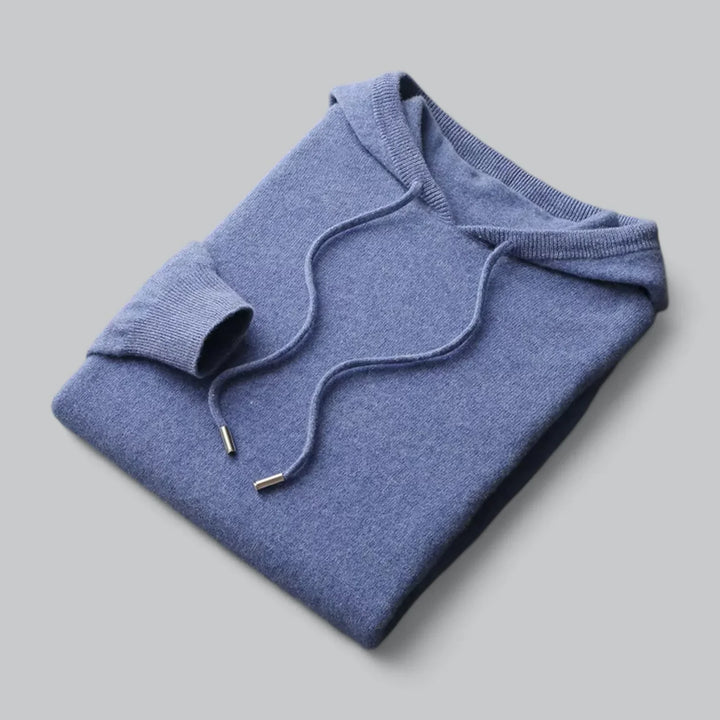 Shandon - Comfortabele Heren Hoodie van Zachte Wol met Minimalistisch Design