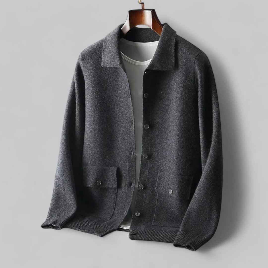 Corbin Cashmere Vest – Luxe Herenvest van Cashmere en Merinowol