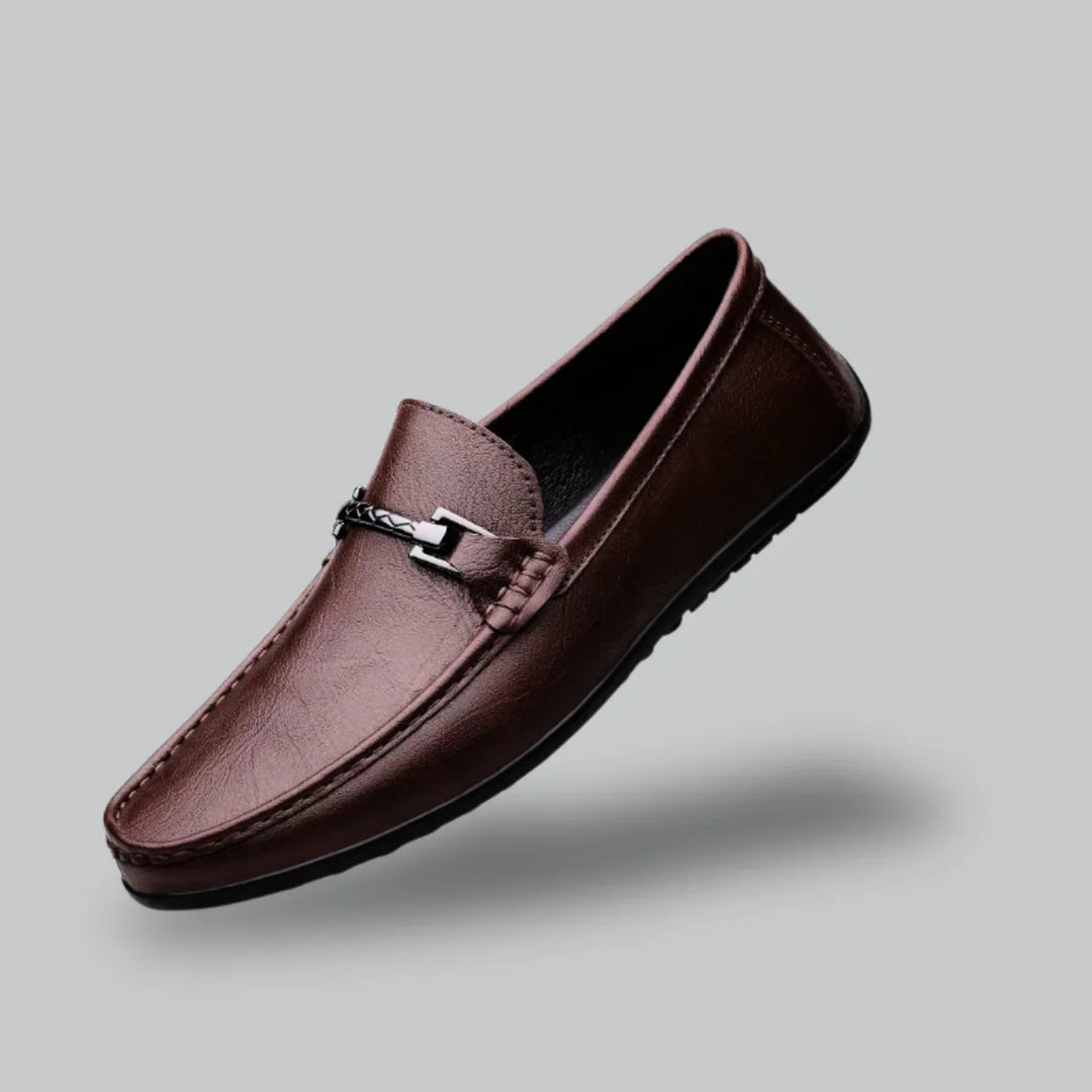 Dorian Leren Loafers – Elegante Herenschoenen met Luxe Afwerking