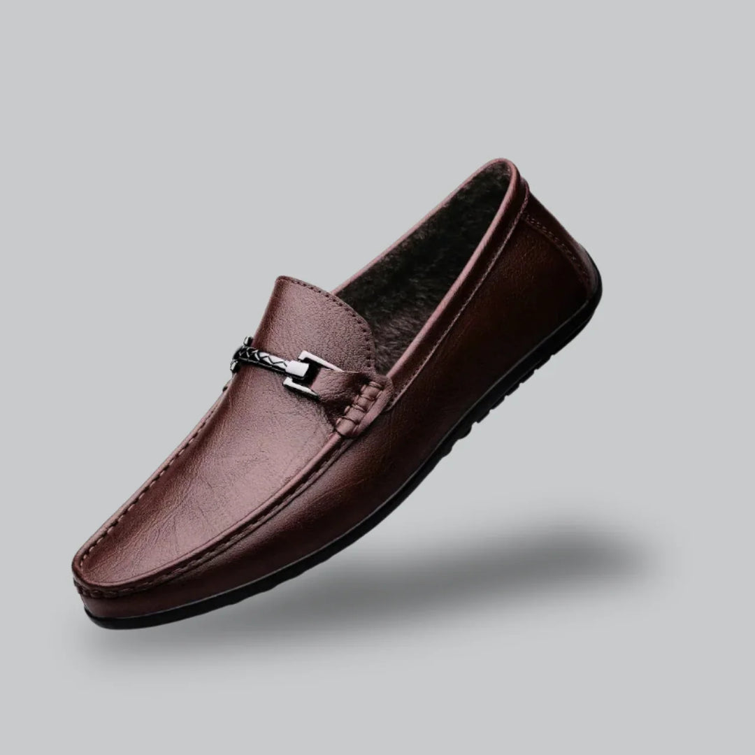 Dorian Leren Loafers – Elegante Herenschoenen met Luxe Afwerking