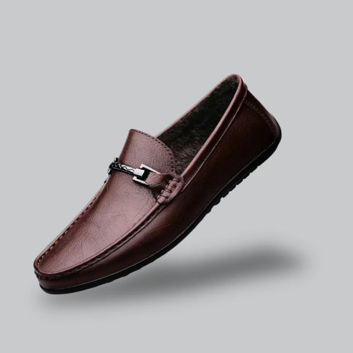 Dorian Leren Loafers – Elegante Herenschoenen met Luxe Afwerking