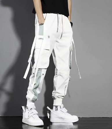 Ankar Heren Cargo Broek – Streetwear Cargopants met Contrastdesign en Zakdetails