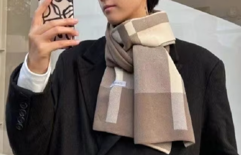 Lennox Heren Sjaal – Elegante Sjaal met Ruitpatroon en Comfortabele Warmte