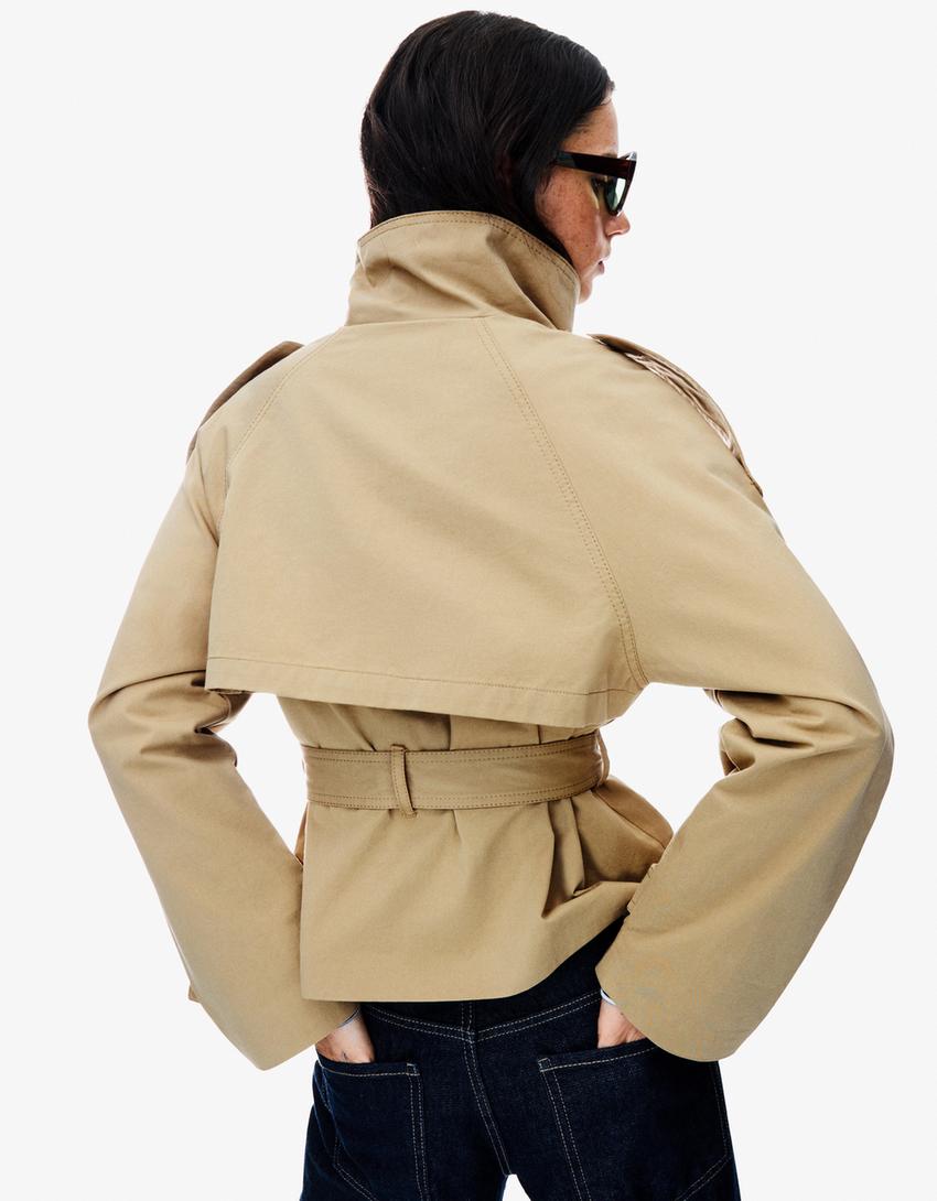 Alba – Trench léger avec ceinture et boutons