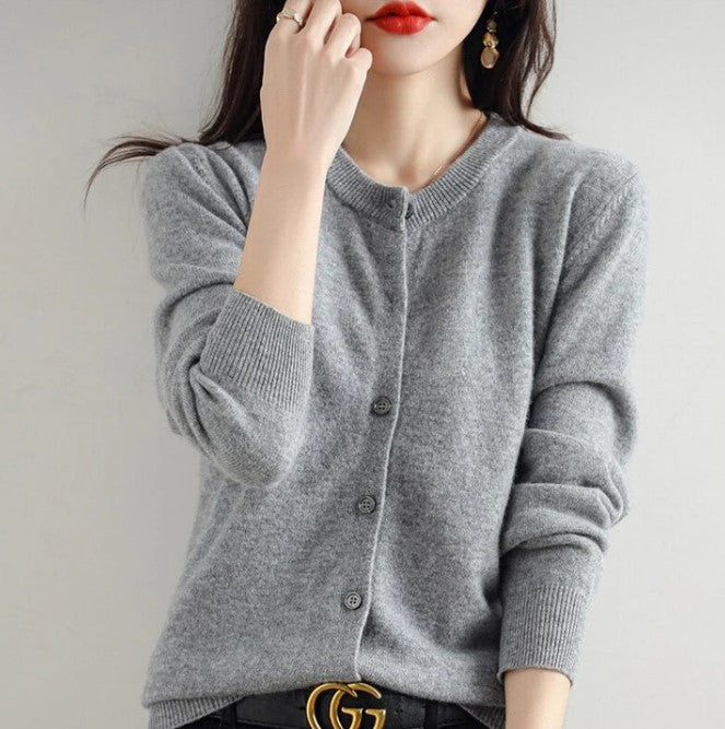 Selina Cardigan – Dun Gebreid Damesvest met Tijdloze Elegant en Comfort