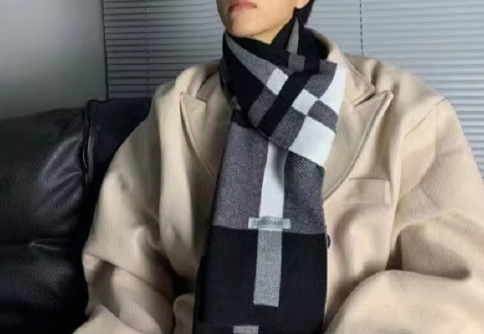 Lennox Heren Sjaal – Elegante Sjaal met Ruitpatroon en Comfortabele Warmte