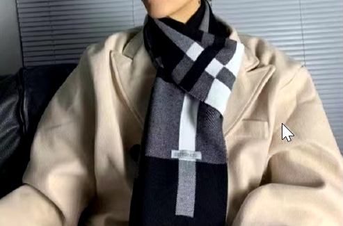 Lennox Heren Sjaal – Elegante Sjaal met Ruitpatroon en Comfortabele Warmte