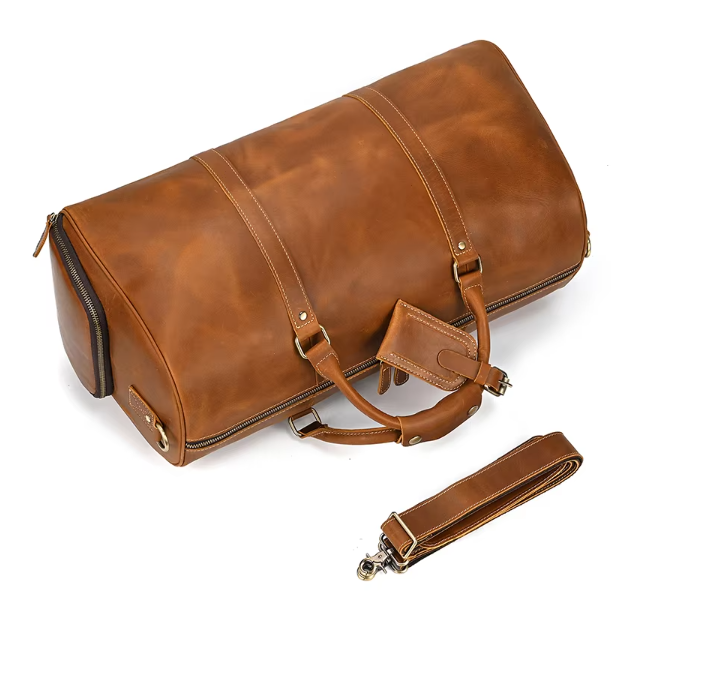 Alarik – Stijlvolle Leren Reistas voor Elke Reis