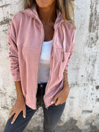 Arielle | Veste Décontractée à Capuche Zippée
