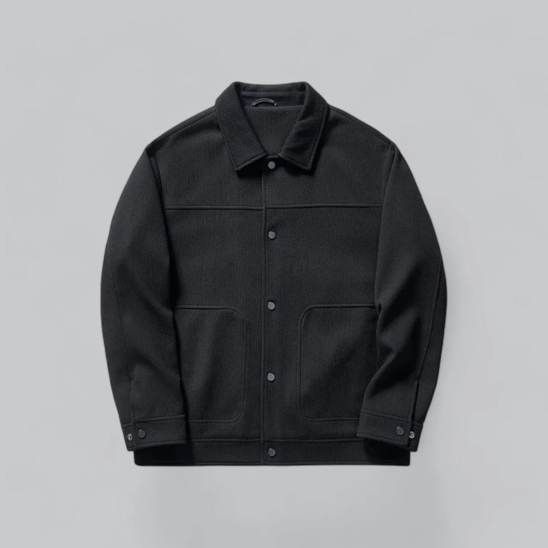 Eldric Smart Harrington Overshirt – Tijdloze Klasse met Modern Comfort