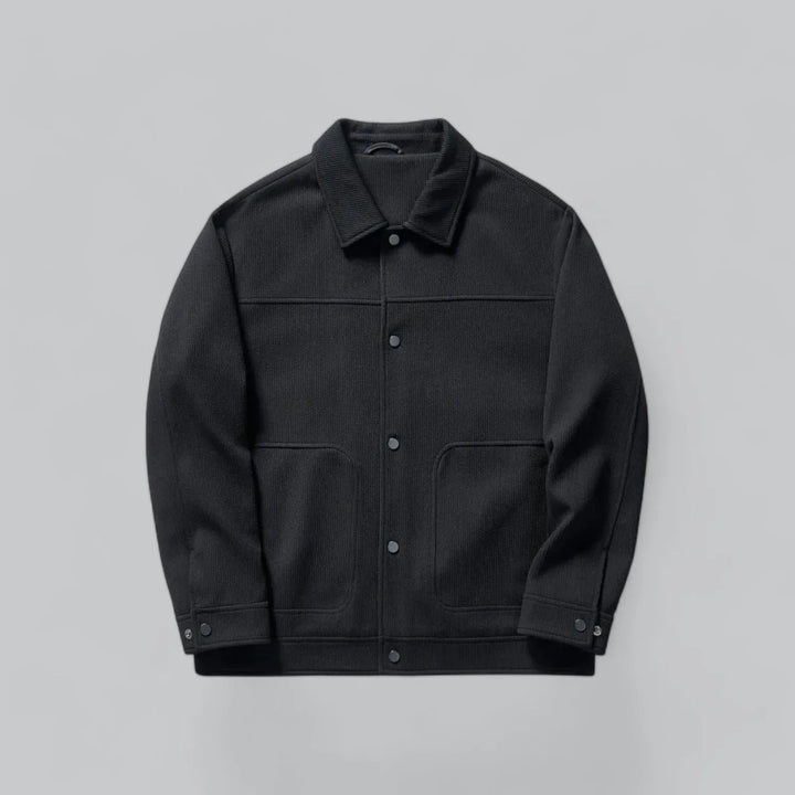 Eldric Smart Harrington Overshirt – Tijdloze Klasse met Modern Comfort