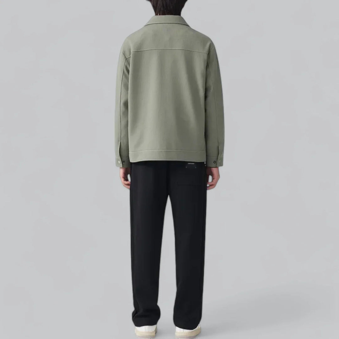 Eldric Smart Harrington Overshirt – Tijdloze Klasse met Modern Comfort