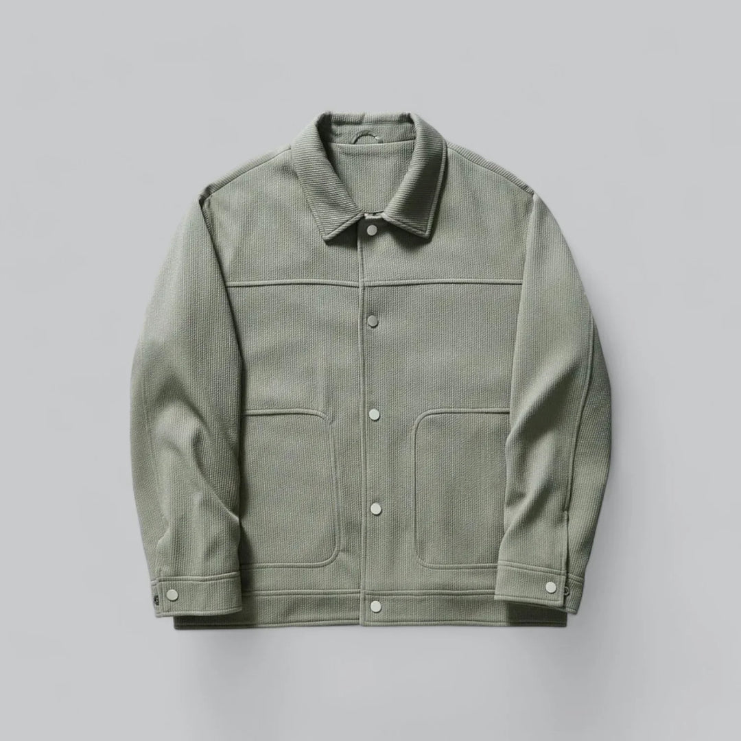 Eldric Smart Harrington Overshirt – Tijdloze Klasse met Modern Comfort