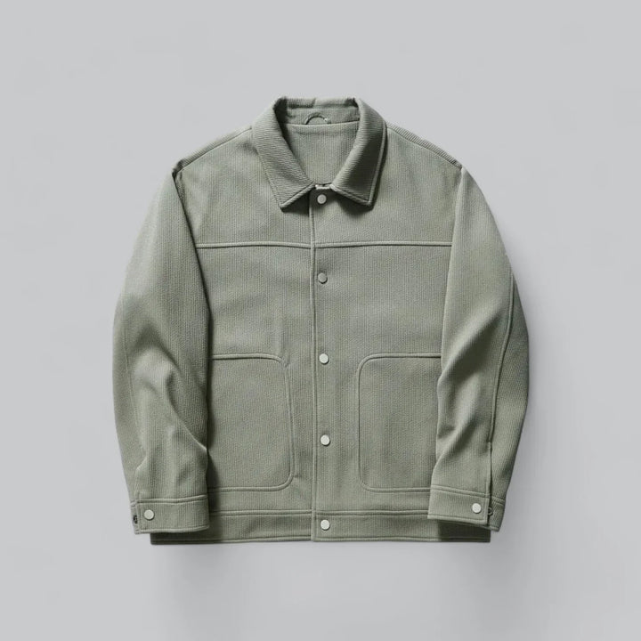 Eldric Smart Harrington Overshirt – Tijdloze Klasse met Modern Comfort