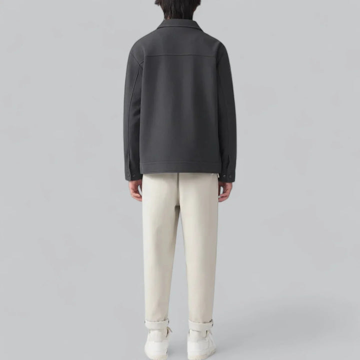 Eldric Smart Harrington Overshirt – Tijdloze Klasse met Modern Comfort