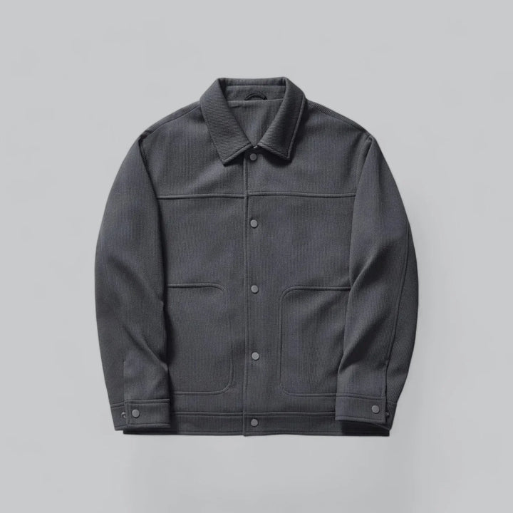 Eldric Smart Harrington Overshirt – Tijdloze Klasse met Modern Comfort