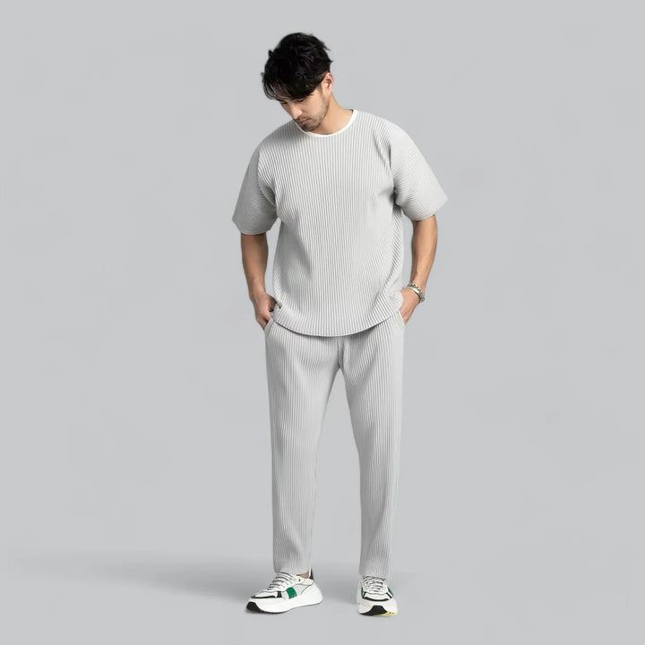 Fendral Relaxed Ribbed Broek – Casual Luxe met Moderne Elegantie