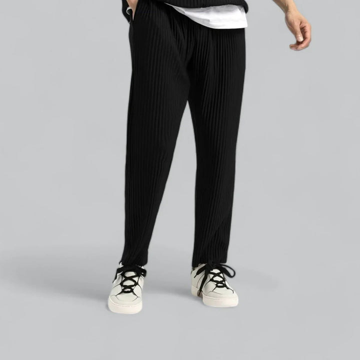 Fendral Relaxed Ribbed Broek – Casual Luxe met Moderne Elegantie