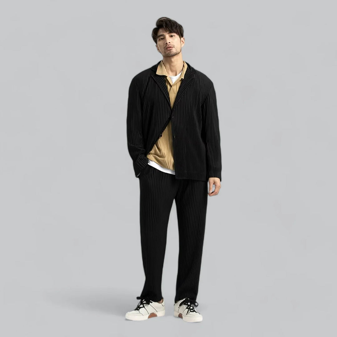 Fendral Relaxed Ribbed Broek – Casual Luxe met Moderne Elegantie