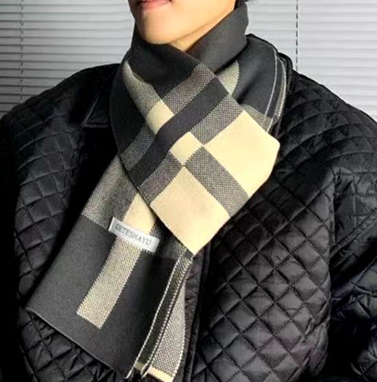 Lennox Heren Sjaal – Elegante Sjaal met Ruitpatroon en Comfortabele Warmte