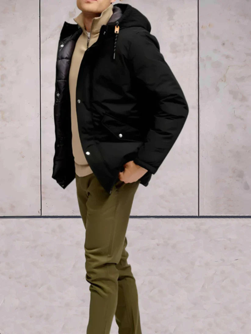 Eldric Jas – Heren Tussenjas met Tijdloze Stijl en Comfort