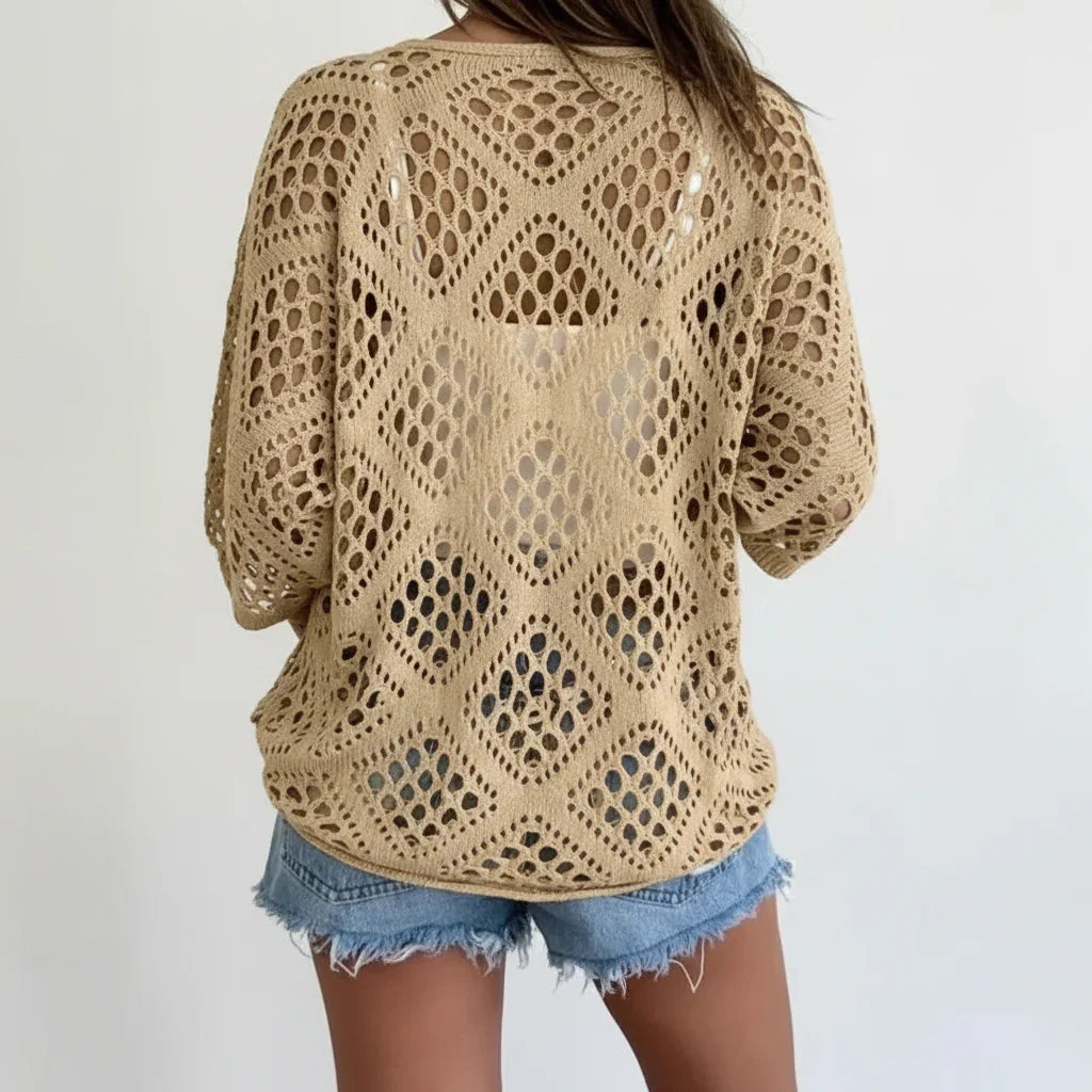 Alméa | Tunique Crochet Ajourée à Col V