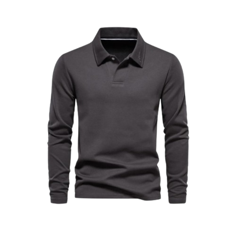 George Polo met Lange Mouwen – Verzorgde Casual Stijl met Premium Comfort