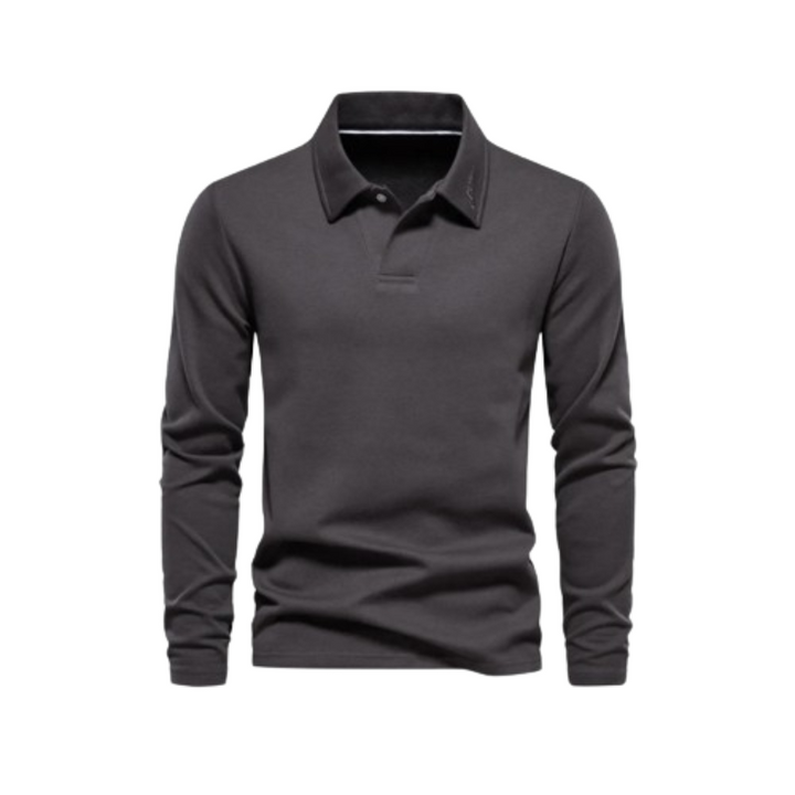 George Polo met Lange Mouwen – Verzorgde Casual Stijl met Premium Comfort