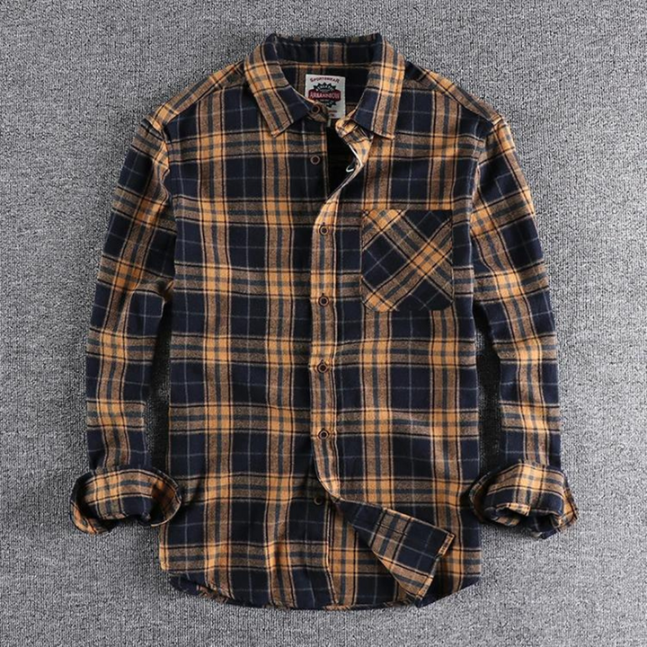 Edward – Houthakkers Zomer/Lente Blouse Voor Heren Met Robuuste Stijl