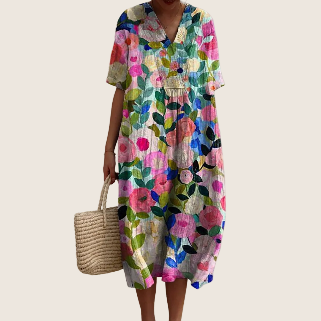 Nicole | Robe d’Été à Fleurs