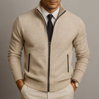 Julien | Cardigan Zippé en Laine Mérinos